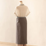 lithuania linen Apron/リトアニアリネン エプロン