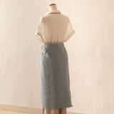 lithuania linen Apron/リトアニアリネン エプロン