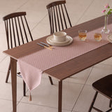 Calm Table runner with tassel/カルム テーブルランナータッセルつき