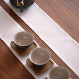 eterble fabric Désir Slim Table runner with Tassels／エターブル ファブリック デジー タッセルつき スリム テーブルランナー