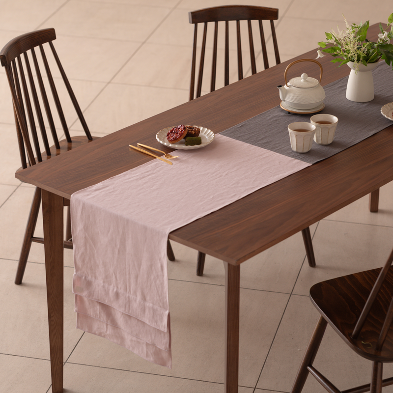Elisabeth lithuania linen Table runner／エリザベット リトアニアリネン テーブルランナー