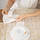 eterble fabric Désir Slim Table runner with Tassels／エターブル ファブリック デジー タッセルつき スリム テーブルランナー