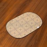 Flower＆BEE Oval luncheon mat／フラワー＆ビー 楕円型ランチョンマット