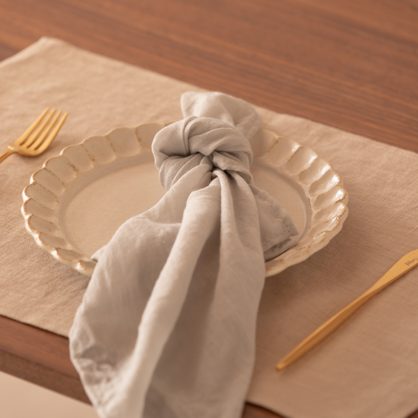 flor lithuania linen Luncheon mat／フロール リトアニアリネン ランチョンマット