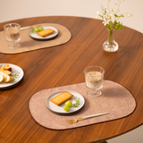 Flower＆BEE Oval luncheon mat／フラワー＆ビー 楕円型ランチョンマット